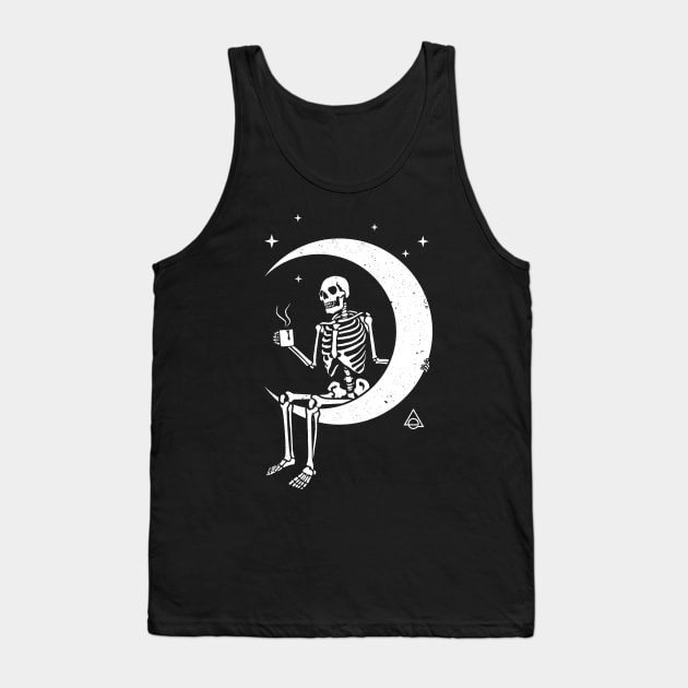 Coffee on the moon Tank Top by Eluviate